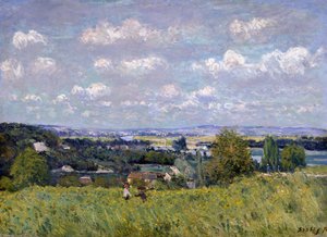 La valle della Senna a Saint-Cloud, 1875 da Alfred Sisley